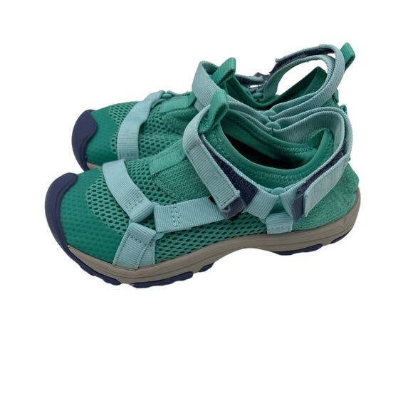 Teva Unisex-Child Outflow Universal Sandal Blue Coral Unisex Size 1 - Picture 1 of 6